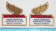 ADESIVO STICKER AUTOCOLLANT VINTAGE ORIGINAL MOTO TUNING HONDA COUPLE COPPIA.