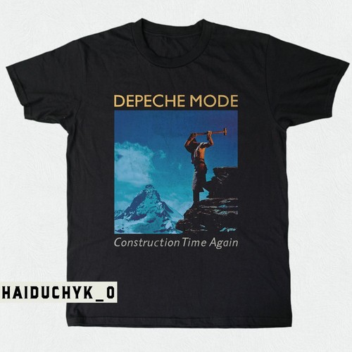 Maglietta nera depeche mode - nera,