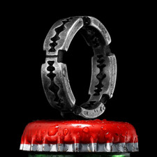 Anello da uomo in acciaio inox