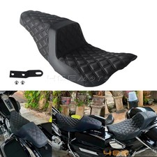 Sedile LS 2-Up nero per Harley