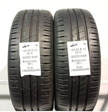 PNEUMATICI USATI PEZZI 2 GOODYEAR EFFICIENT GRIP 185/55 R15 82H ESTIVE