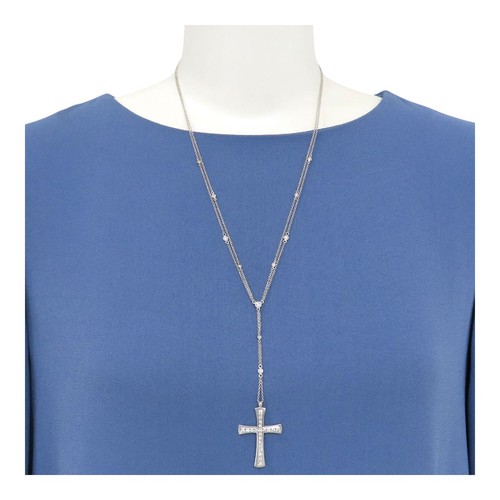 Collana damiani croce diamante - damiani,
