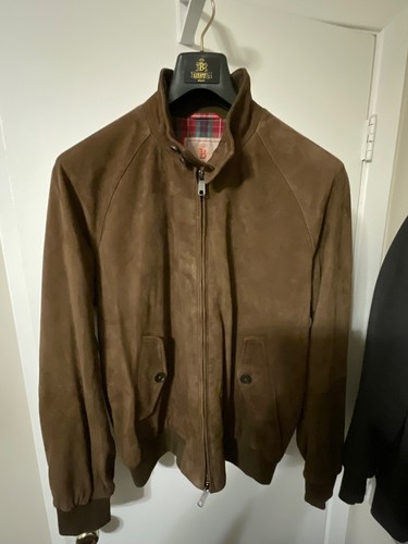 Baracuta scamosciato 42 - g9,