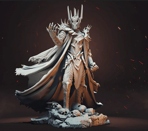 Miniatura sauron resina - di, in