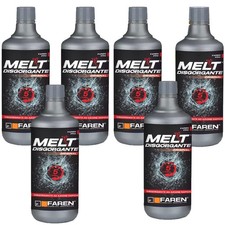 6 X Disgorgante Rapido Melt Professionale 750 ML Per Scarichi Lenti e Ingorghi