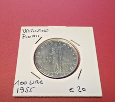 Vaticano Moneta 100 Lire 1955