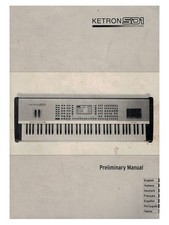 Manuale Preliminari in multilungua Ketron SD1