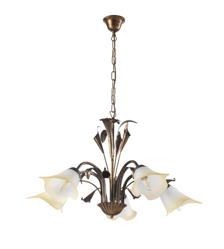 Lampadario lucrezia 5 - 5, luci