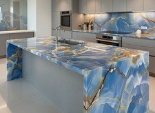 Piano In Marmo Blu Onice