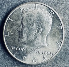 1/2 dollaro 1964 USA "Kennedy Half Dollar" 12,5 g .900 argento KM#202 K221125AE