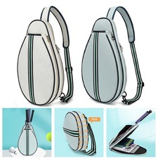 Per Racchetta Tennis Borsa a Tracolla Portatile e Protettiva Materiale Poliester