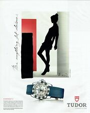 Publicité Advertising 049  2008   la montre Tudor  hydronaut II