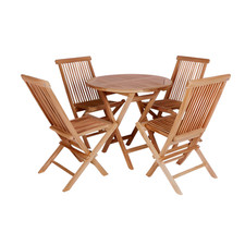 SET TAVOLO + 4 SEDIE IN TEAK
