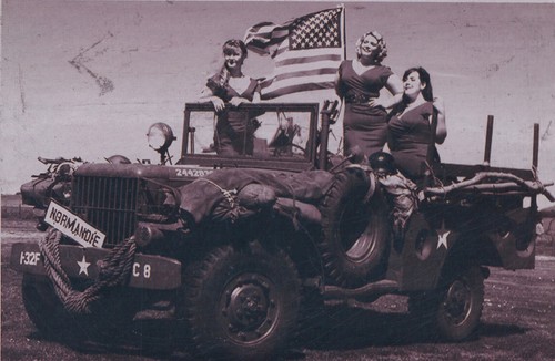Wwii rppc postcard pinup - rppc,