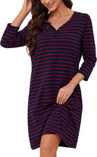 Camicia Da Notte Donna Cotone