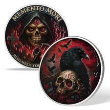 Moneta Memento Mori design