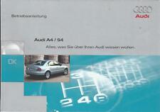 AUDI A4 / S4 B5 Manuale Uso e