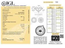 Diamante taglio brillante 0,50 ct quotazione RAPAPORT incisione laser