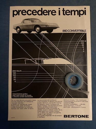 Rara pubblicita fiat - rara, 850