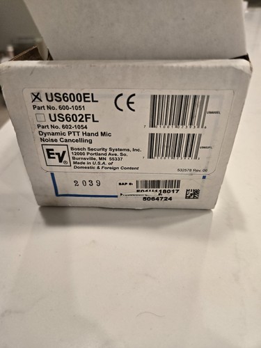 Electro voice us600el - electro-voice,