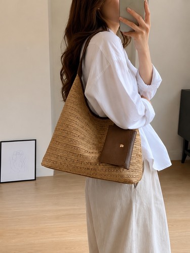 Borsa paglia donna tote - borsa,