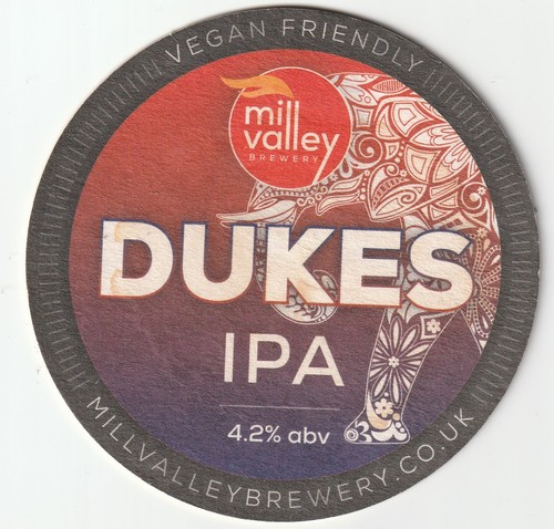 Beer mat mill valley brewery - mill,