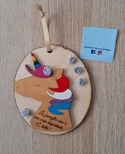 Famiglia Targhetta Unicorno in