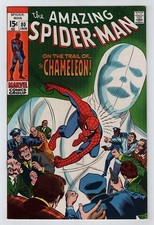 Marvel 1970 AMAZING SPIDER-MAN n. 80 VS. CHAMELEON FN/VF 7.0+ Gwen Stacy App.