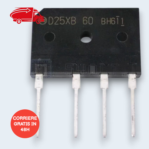 Ponte raddrizzatore d25xb60 - raddrizzatore,