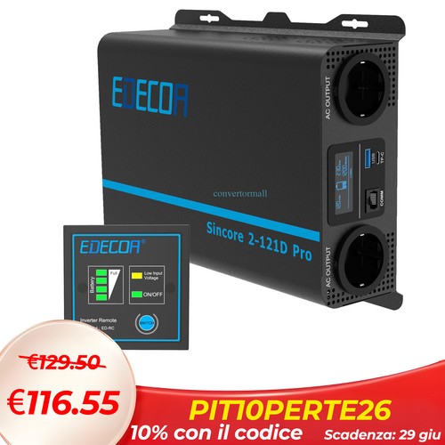 Edecoa inverter 1200w - inverter,