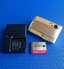 Sony Cyber Shot DSC-T5 5,1 MP 3x fotocamera digitale compatta argento dal Giappone