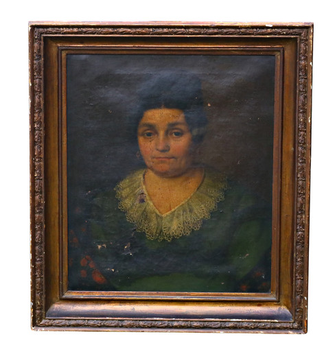 Ritratto storico donna olio - ritratto, su