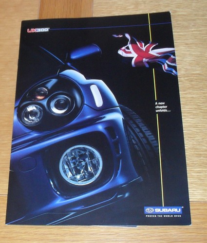 Subaru impreza uk300 brochure - subaru,