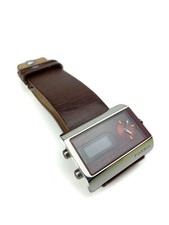 orologio Fossil doppio fuso orario digitale analogico vintage look #back2ebay