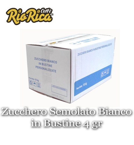 Zucchero semolato bustine - zucchero,