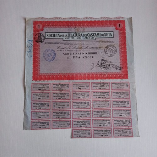 1962 società per filatura - 1962, la