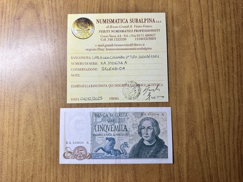Repubblica italiana 5000 lire - italiana,