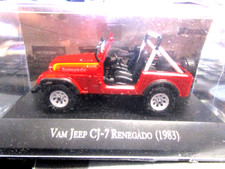 JEEP CJ-7 Renegade 4x4 fuoristrada SUV rosso 1983 IXO Altaya 1:43