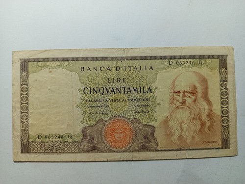 000 lire leonardo - 000,