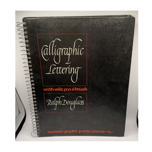 Calligraphic lettering with - lettering,