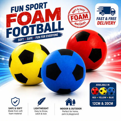 Pallone calcio spugna - pallone,
