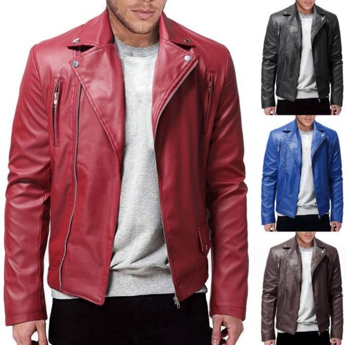 Giacca moto uomo - giacca, ecopelle
