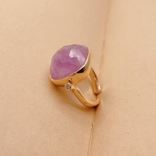 Anello ametista viola - , con