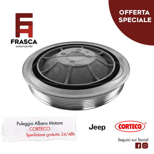 Puleggia albero motore jeep - puleggia,