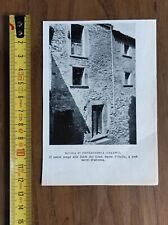 Teramo Pietracamela la scuola nel 1926 antica stampa fotografica DA INCORNICIARE