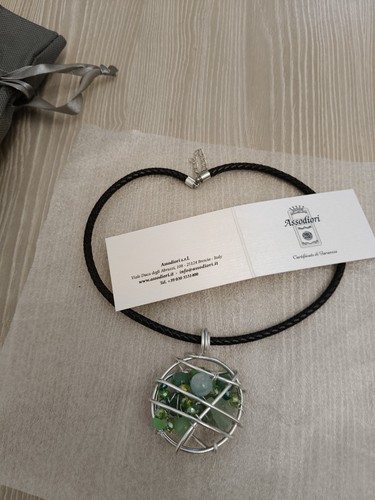 Collana vin pelle - collana,