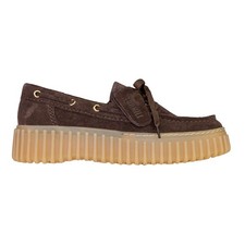 CLARKS TORHILL BOAT SUEDE DARK