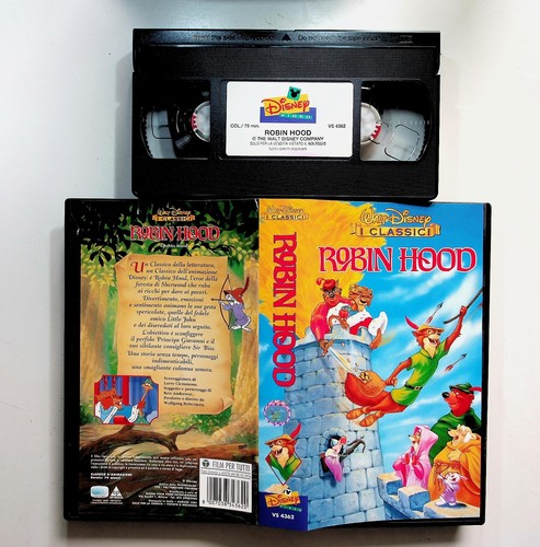 Robin hood vhs walt - robin,