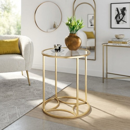 Elegante tavolino geometrico