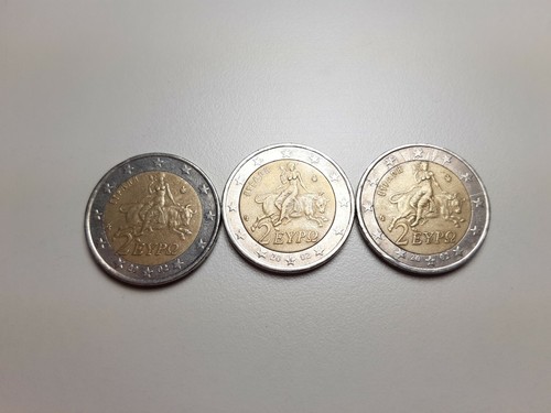 Moneda euros grecia eypo - moneda, 2